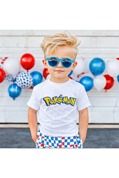 Kartier Tricou Copil Alb Pokemon