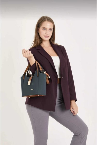 CRESSBERRY Women's Daily Use Zippered Classic Tote Adjustable Crisscross Straps Hand and Shoulder Bag Shoulder Bags