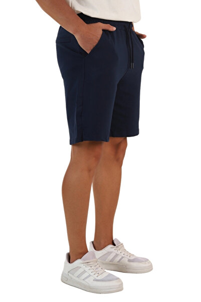 EXSPORT Pantaloni scurți sport confortabili pentru bărbați cu fantă Yan cu bu...