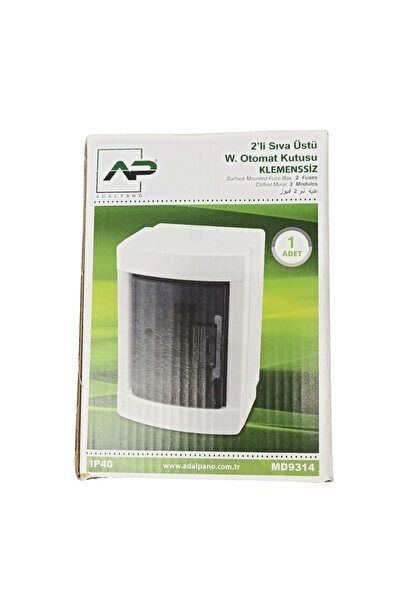Yes Lighting ADAL PANO 2'Lİ SIVA ÜSTÜ W SİGORTA KUTUSU - MD9314