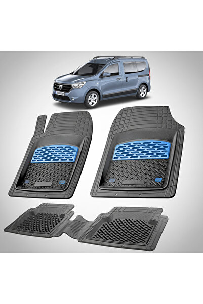 TEAMCAR Συμβατά πατάκια δαπέδου Dacia Dokker 2012-2024 | Μπλε