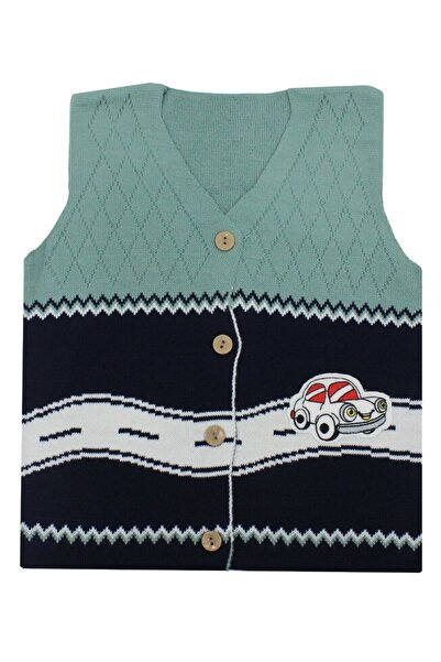 PRICHINDEL Vestă tricotată, Oli Car, verde