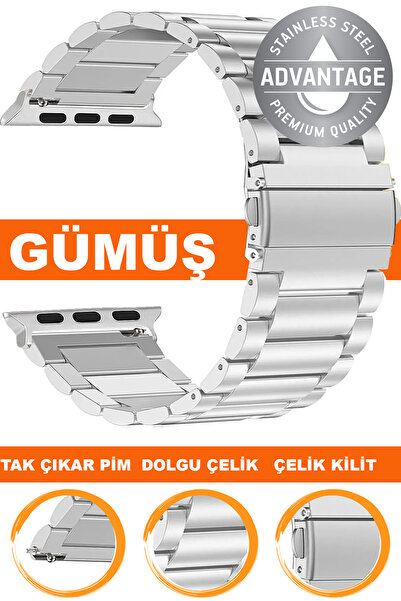 COBRA حزام ساعة معدني متوافق مع Watch 10-11 مقاس 42 مم و Watch2/3/4/5/6/se/7/...