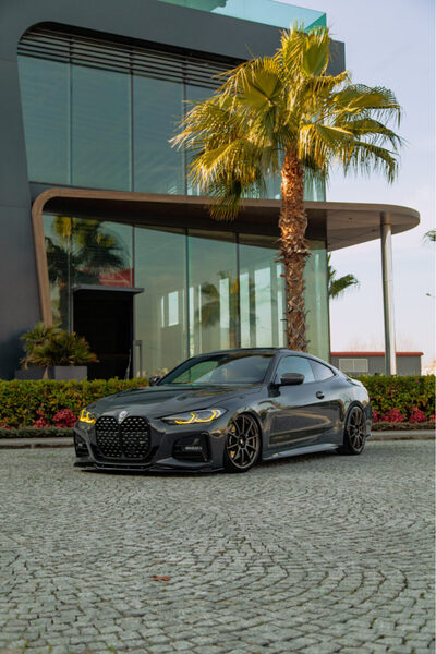 TMZ Garage BMW 4 Serisi G22 Coupe 2020+ M Paket Body Kit Seti Ön Lip Marşpiye...