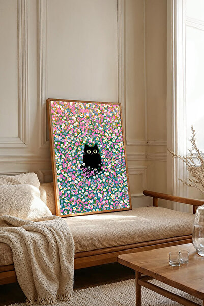 Dekorsiahome Tablou dintr-o singură bucată cu ramă din lemn TK3767