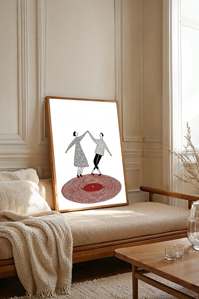 Dekorsiahome Επιτραπέζια ζωγραφιά με ξύλινο πλαίσιο ενός τεμαχίου TK3764