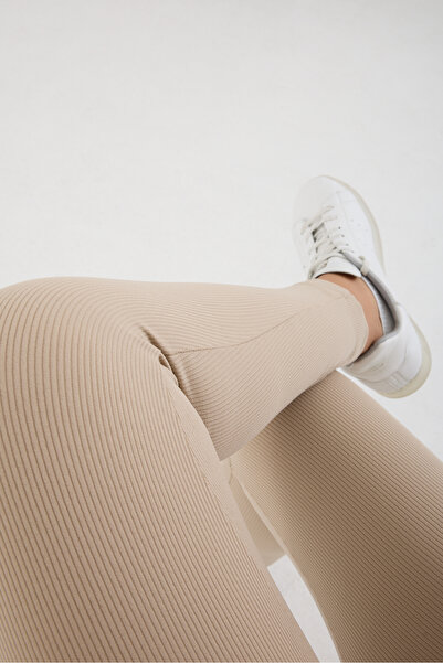 Clothes Fast Leggings pentru femei Mărime mare talie înaltă material reiat Le...