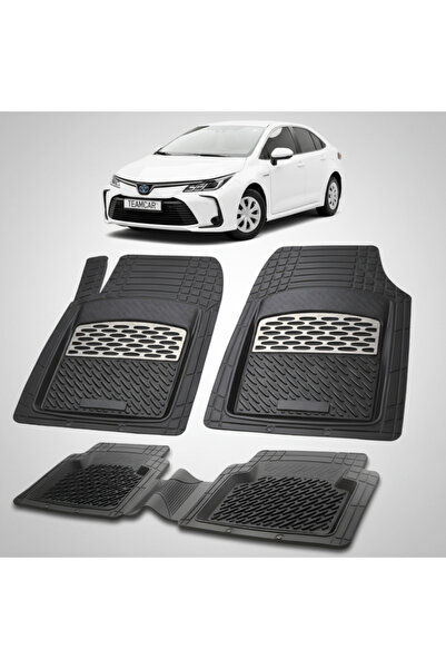 TEAMCAR Συμβατά πατάκια Toyota Corolla E210 Sedan 2018-2022 | Ασημί