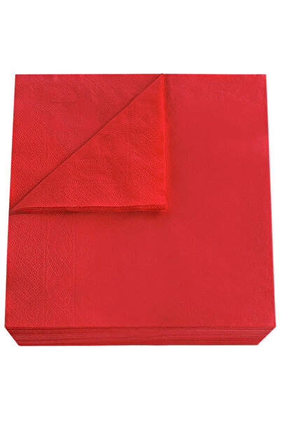 OEM Servetele de masa rosii 33*33, 2 straturi, 250 buc/pach