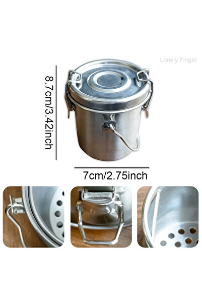 Choice1 Small Brush Washer Paint Brush Cleaner and Holder - Airtight Stainles...