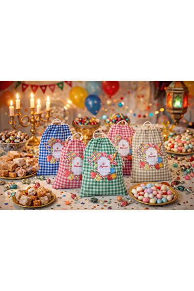 Ckdesign Bayram Para Şeker Kesesi 20 adet Büyük Boy