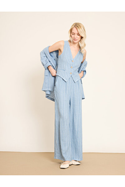 BGN workshop Buton frontal cu dungi in vestă