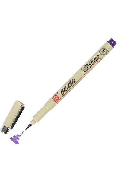 Sakura Pigma Brush 24 Purple Purple