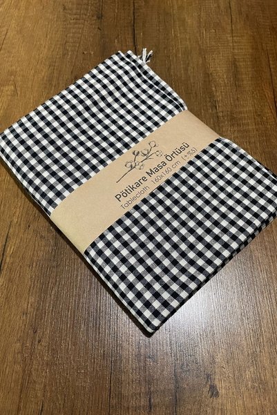 Zeria Home Checked Tablecloth , Pötikara Pattern Tablecloth, Small Square Pattern Picnic Cloth