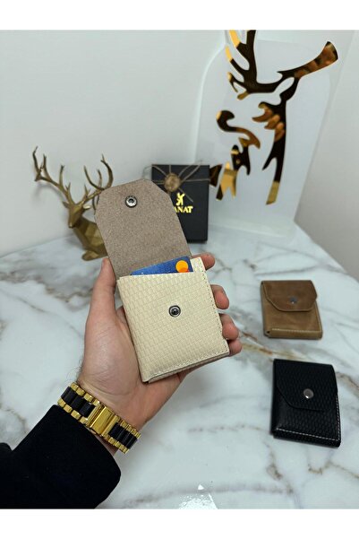 SANAT 100% Genuine Crazy Leather Handmade Minimalist Wallet - Crazy Leather S...