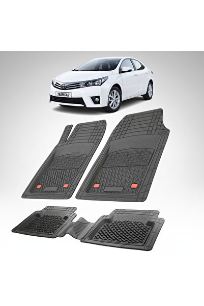 TEAMCAR Πατάκια δαπέδου Toyota Corolla E180 Sedan Συμβατά 2013-2016 | Μαύρο