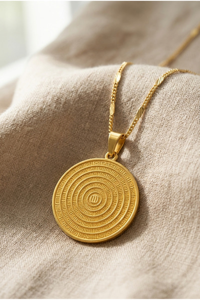 Esnura Bereket Kolyesi – Esmaül Hüsna | Altın Kaplama Paslanmaz Çelik Kolye