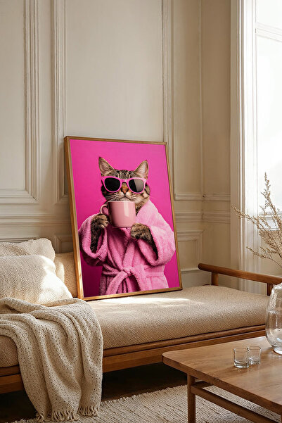 Dekorsiahome Tablou dintr-o singură bucată cu ramă din lemn TK3724