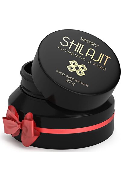 AYURVITA راتنج شيلاجيت نقي 20 غرام - نقي وطبيعي - 200 حصة غني بحمض الفولفيك و...