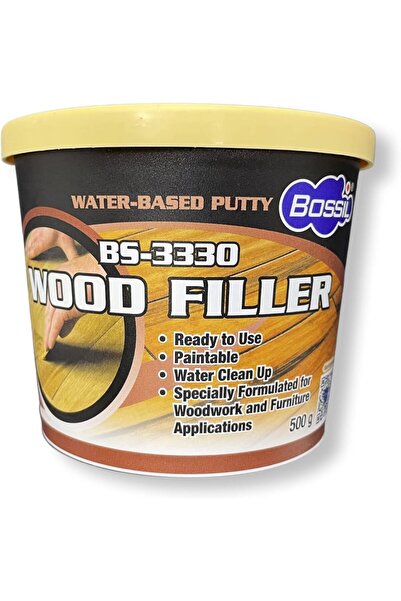 Hunter معجون حشو الخشب من بوسيل مع أداة تطبيق، أساس مائي، 500 غرام، طبيعي