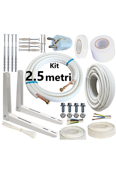 AdroPro Kit Complet Montaj Instalare Aer Conditionat pentru aparate de 9000, ...