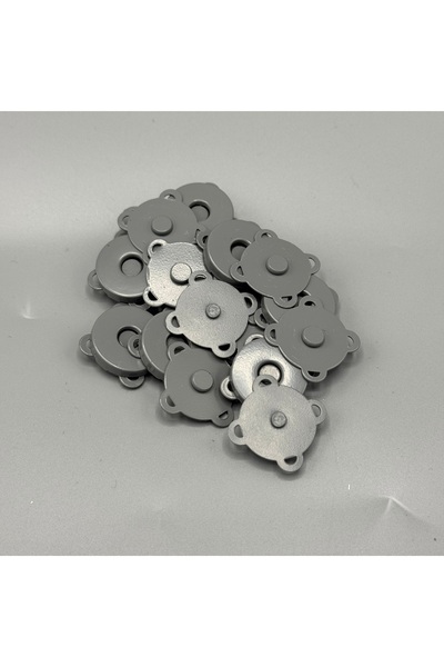 Aynalı Magnet colorat cu inserții gri (pachet de 10)