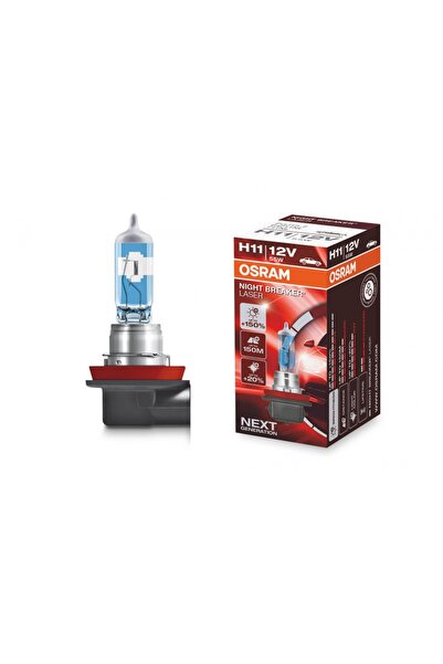 tuningset Lanternă frontală cu halogen OSRAM NIGHT BREAKER LASER H11 12V