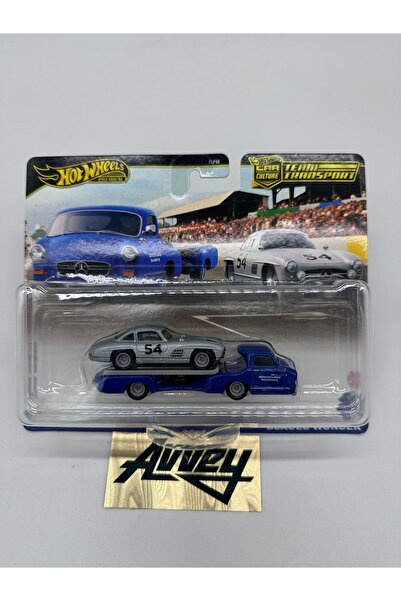 HOT WHEELS Premium Team Transport - Mercedes-Benz 300 SL & Mercedes-Benz Renn...