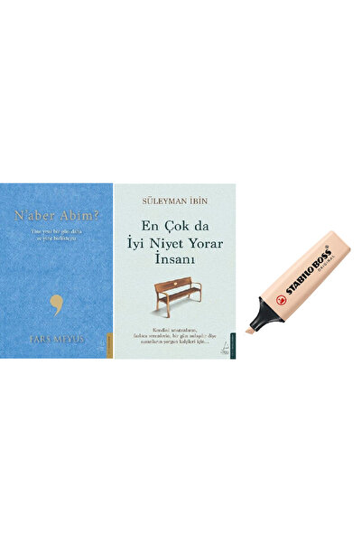 Destek Yayınları Naber Abim ? + En Çok da İyi Niyet Yorar İnsanı 2 Kitap Set ...