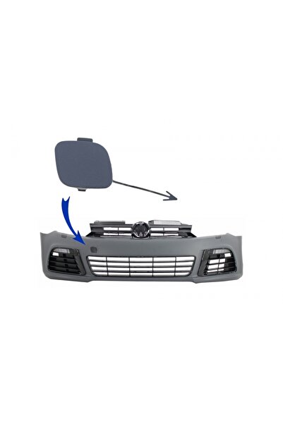 tuningset Capac cârlig remorcare compatibil cu VW Golf VI 6 2008-2013, bara f...