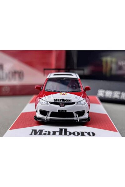 Time Micro Honda Civic Type R Red White Marl-boro 999 Limitli