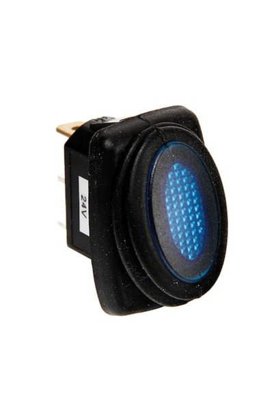 Lampa Întrerupător impermeabil , lampă, 10 A, IP65, albastru