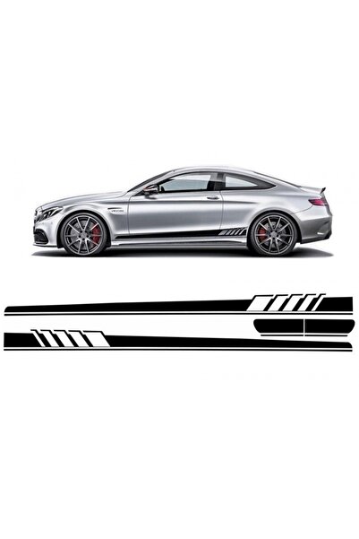 tuningset Autocolante laterale din vinil compatibile cu Mercedes C-Class C205...