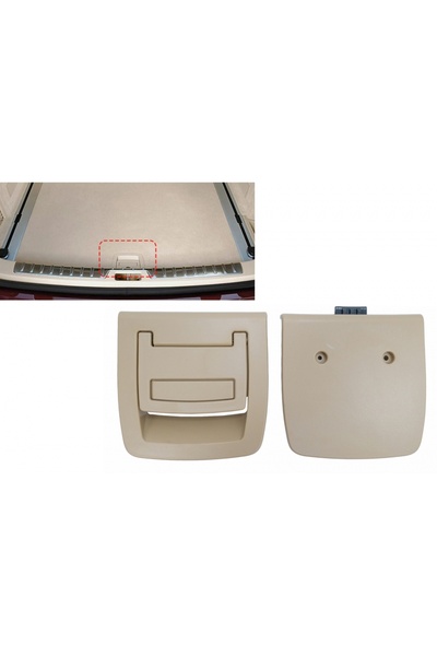 tuningset Covoraș Portbagaj Interior cu Mâner Bej compatibil cu BMW Seria 5 E...