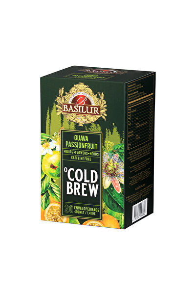 Basilur Cold Brew Guava & Passion Fruit Tea, 20 Sachets