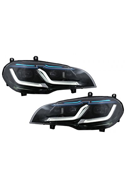 tuningset Faruri LED compatibile cu BMW X5 E70 2007-2014 Conversie de la HID ...