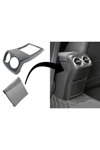 tuningset Ornamente Evacuare Aer Cotiera Spate compatibil cu Mercedes Clasa A...