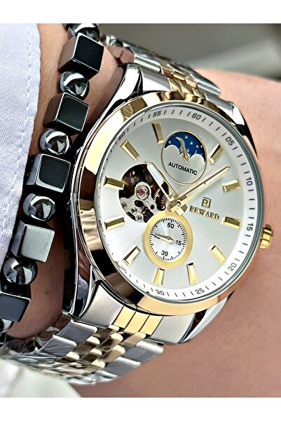 Reward Gold Silver Color Busines Automatic Original Mechanism Men's Wristwatc...
