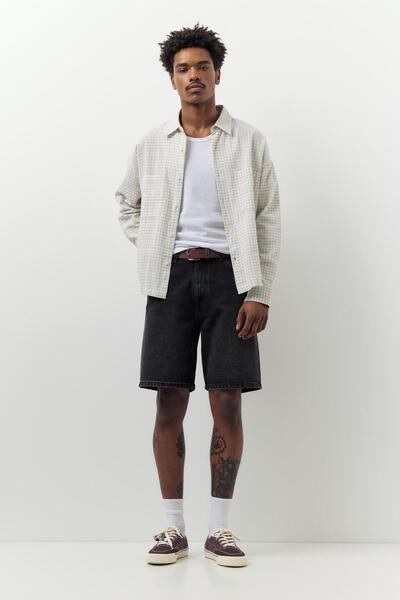 Pull & Bear Baggy denim bermuda