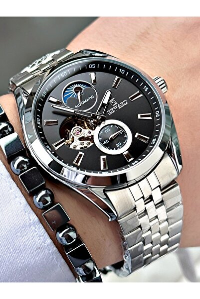 Reward Silver Color Busines Automatic Original Mechanism Men's Wristwatch + B...