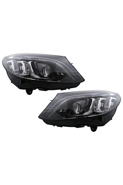 tuningset Faruri LED multifazic complet compatibile cu Mercedes Clasa C W205 ...
