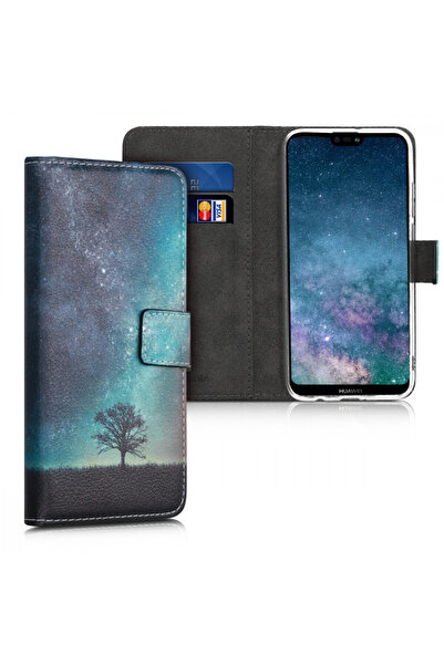 KWmobile Husă pentru Huawei P20 Lite (2019), - piele, multicoloră, 49456.03