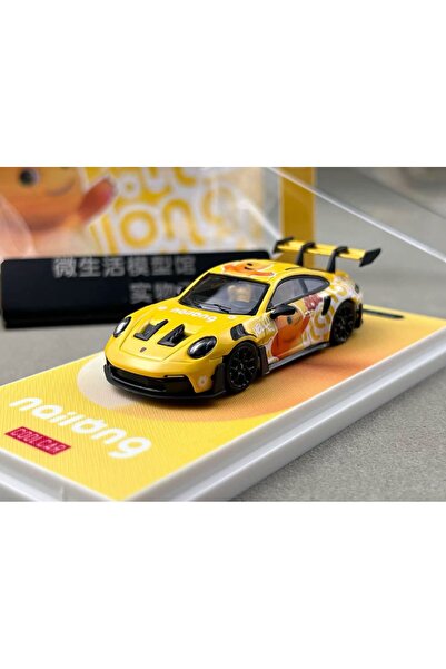 Timemicro COOL CAR 1:64 Porsche 992 GT3 RS Nailong Milk Dragon 500 limitli (P...
