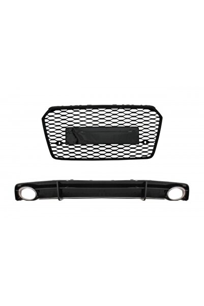 tuningset Grilă față cu difuzor de evacuare și terminații evacuare compatibil...