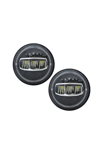 tuningset Faruri LED CREE de 7 inch, cu lumini de zi Angel Eye și halo, compa...