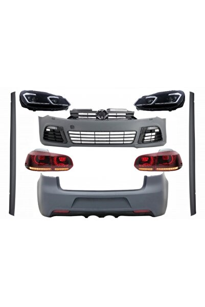 tuningset Kit complet caroserie compatibil cu VW Golf VI 6 MK6 2008-2013 R20 ...