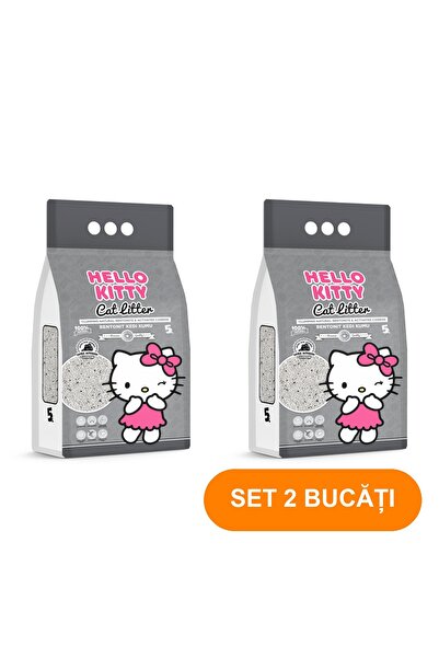 Redist Litiera pentru pisici Hello Kitty cu bentonită 5L x2 set