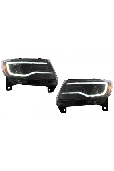 tuningset Faruri LED compatibile cu Jeep Grand Cherokee IV WK2 2011-2013 Dyna...