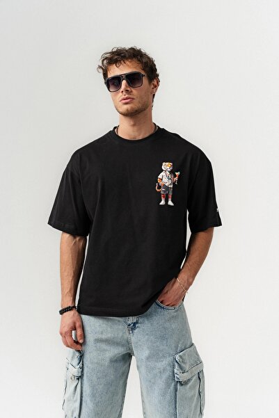 go gang own Μπλουζάκι Cool Tiger Minimal Design με λεπτομέρειες και λαιμόκοψη...