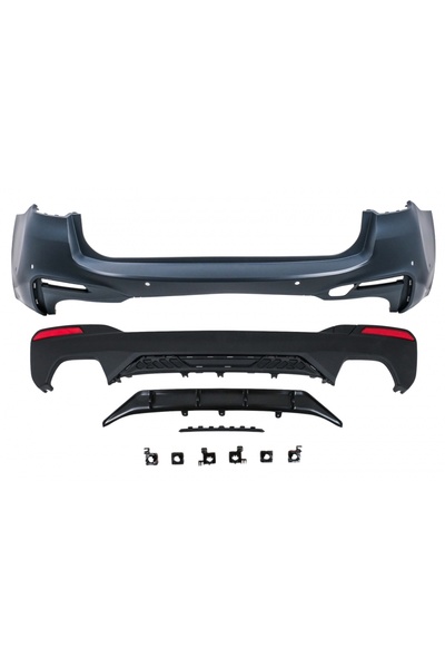 tuningset Πίσω προφυλακτήρας κατάλληλος για BMW Σειρά 5 G31 Touring 2017-2019...